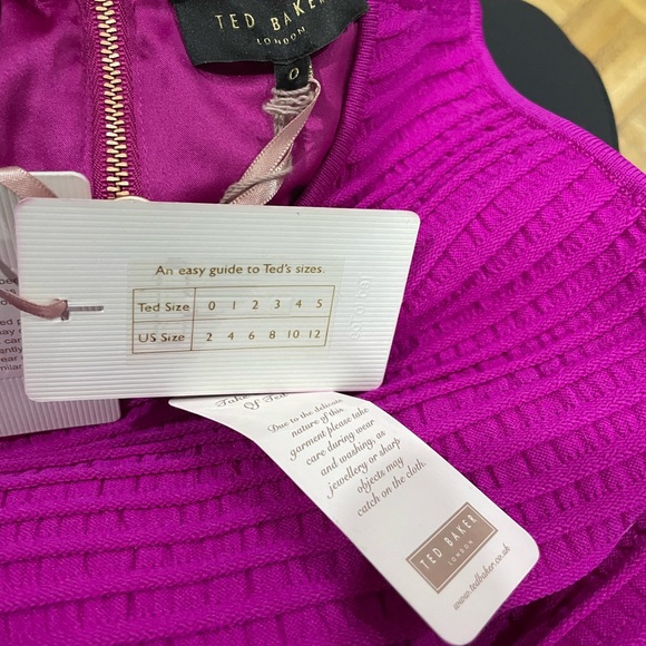 BNWT Ted baker dress size 0 - Picture 4 of 4